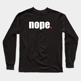 'Dude' Contemporary Design Text Slogan Long Sleeve T-Shirt